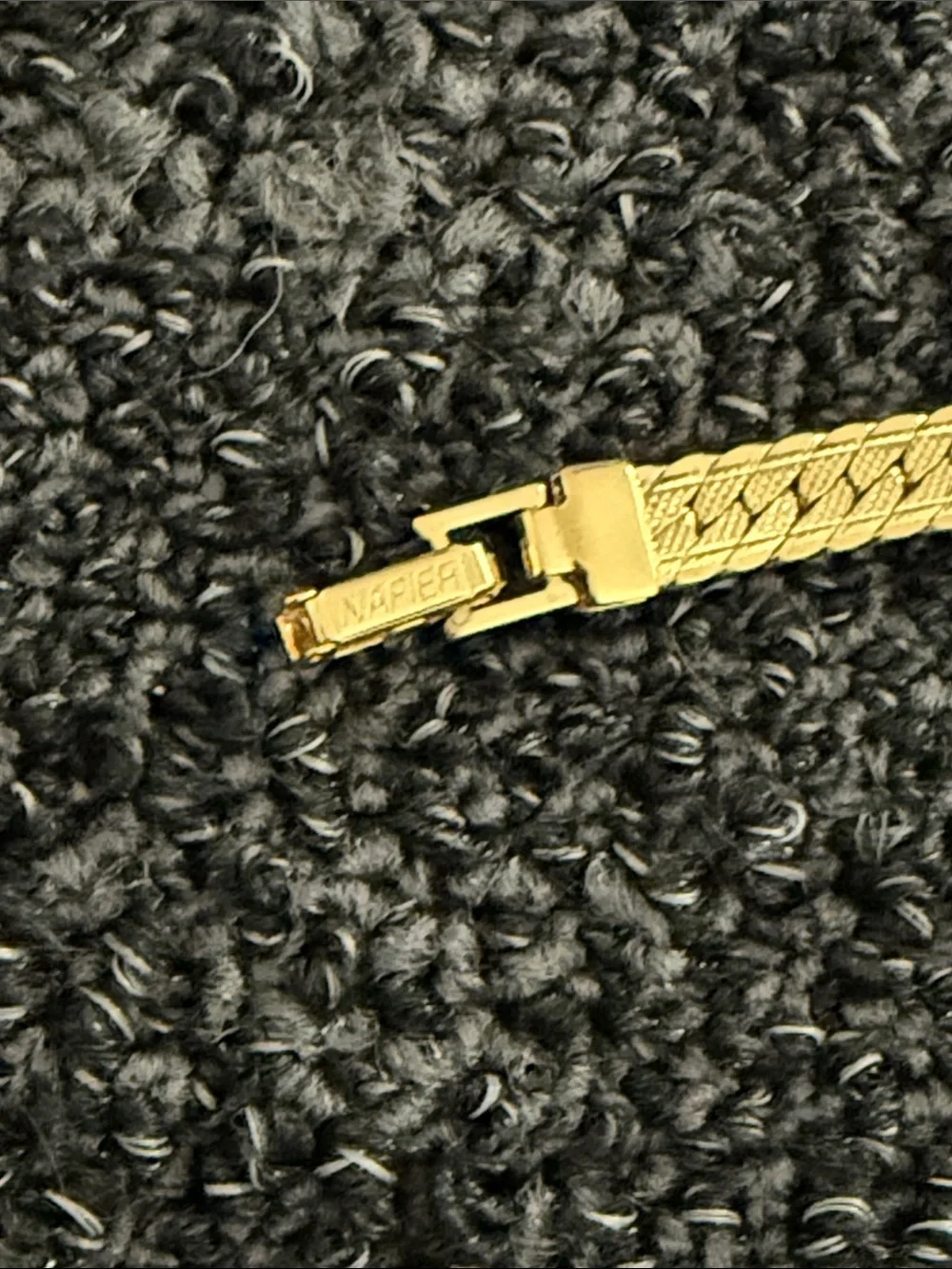 Napier Gold Braided Bangle - Women Accessories